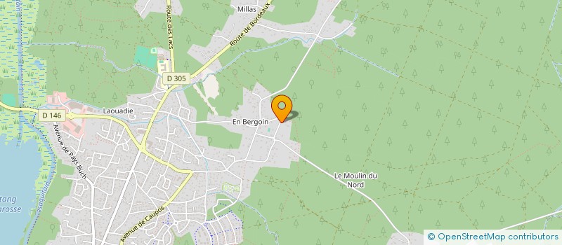 localisation de l'entreprise MONSIEUR JEAN CHARLES TSOCHANTARIDIS  BISCARROSSE