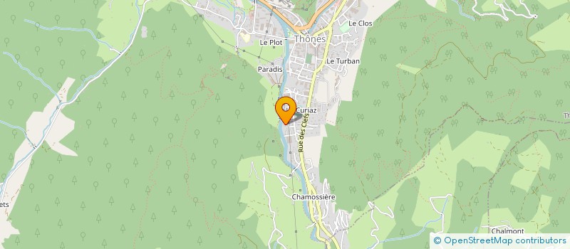 localisation de l'entreprise MONSIEUR JEAN-CHARLES TUFFIN  THONES