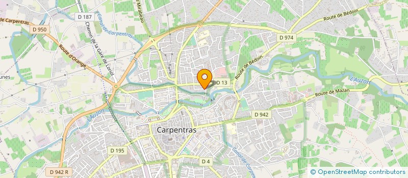 localisation de l'entreprise MONSIEUR JEAN-CHARLES UBEDA à CARPENTRAS