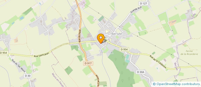 localisation de l'entreprise MONSIEUR JEAN-CHARLES VELDERS  BERSEE