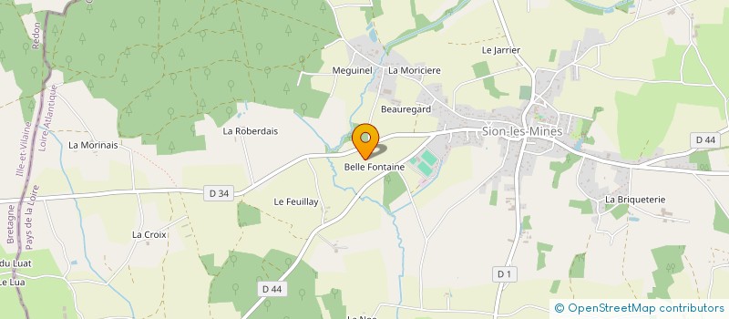 localisation de l'entreprise MONSIEUR JEAN CHARLES VIAUD  SION LES MINES