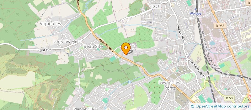 localisation de l'entreprise MONSIEUR JEAN-CHARLES WOLFRAM  LORRY-LES-METZ