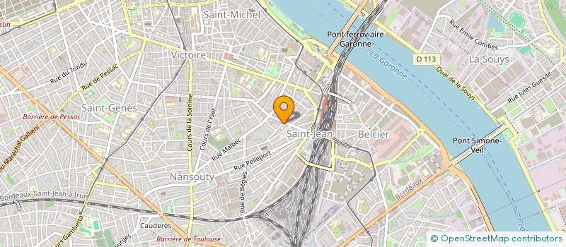 localisation de l'entreprise MONSIEUR JEAN-CHARLES ZYKE CIZIA  BORDEAUX