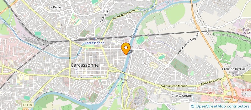 localisation de l'entreprise MONSIEUR JEAN CHARLIER à CARCASSONNE