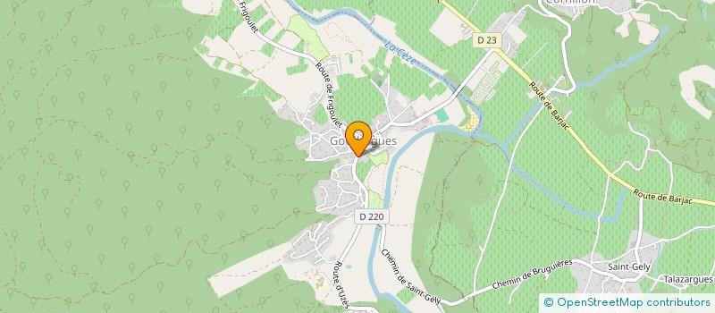 localisation de l'entreprise MONSIEUR JEAN CHARMASSON  GOUDARGUES