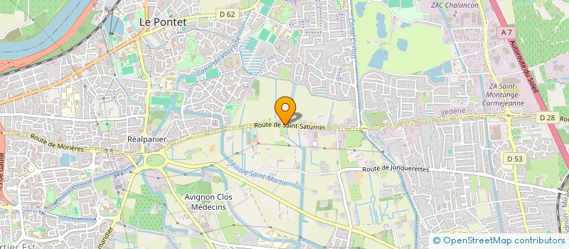 localisation de l'entreprise MONSIEUR JEAN CHARMASSON  LE PONTET