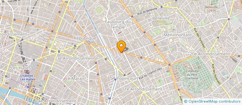 localisation de l'entreprise MONSIEUR JEAN CHARMOILLE à PARIS