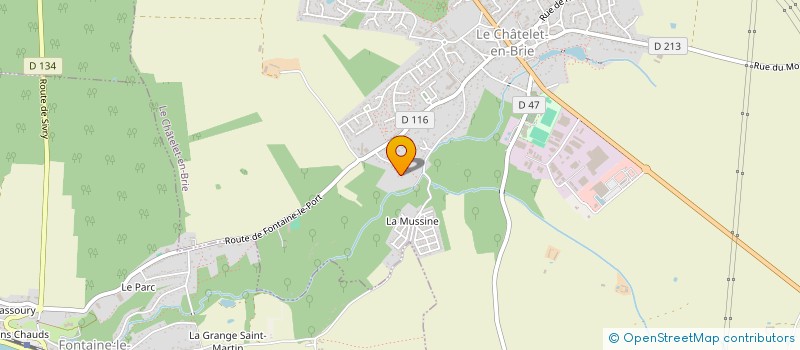 localisation de l'entreprise MONSIEUR JEAN CHARPENTIER  LE CHATELET-EN-BRIE