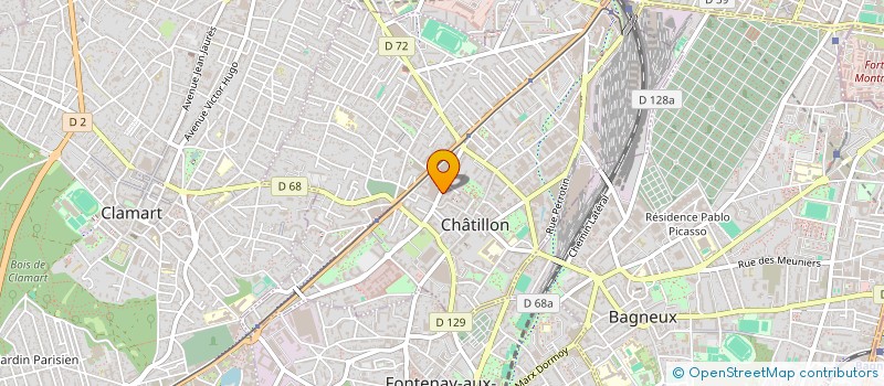 localisation de l'entreprise MONSIEUR JEAN CHARPENTIER à CHATILLON