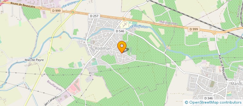 localisation de l'entreprise MONSIEUR JEAN CHARPENTIER  RODILHAN