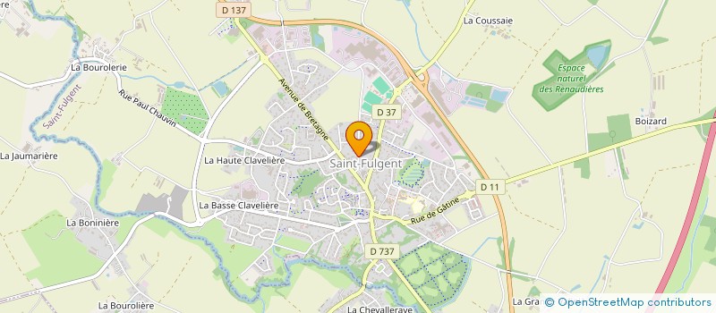 localisation de l'entreprise MONSIEUR JEAN CHARPENTIER  SAINT-FULGENT