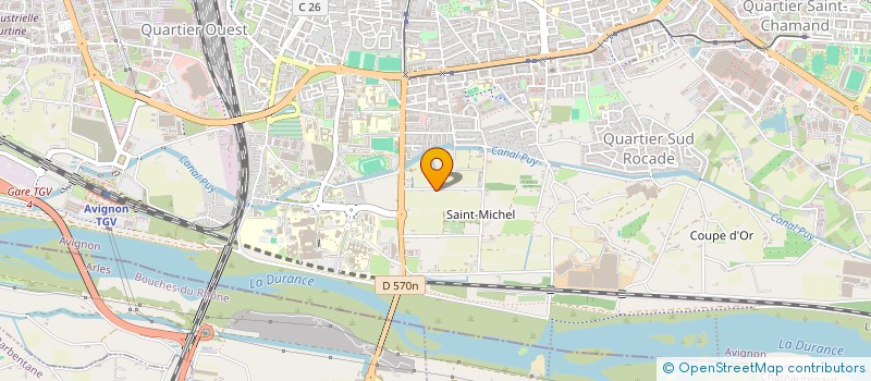 localisation de l'entreprise MONSIEUR JEAN CHARRAS  AVIGNON