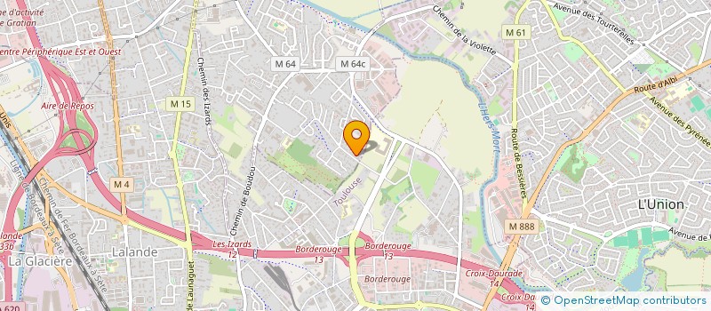 localisation de l'entreprise MONSIEUR JEAN CHARRIER  LAUNAGUET