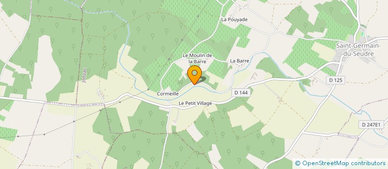 localisation de l'entreprise MONSIEUR JEAN CHARRUAUD à SAINT-GERMAIN-DU-SEUDRE