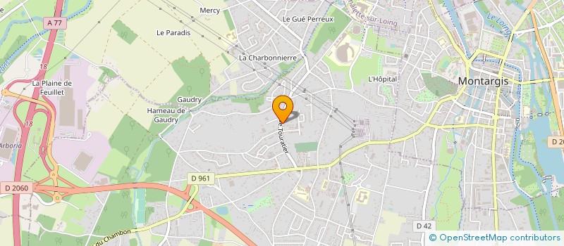 localisation de l'entreprise MONSIEUR JEAN CHARTIER à VILLEMANDEUR
