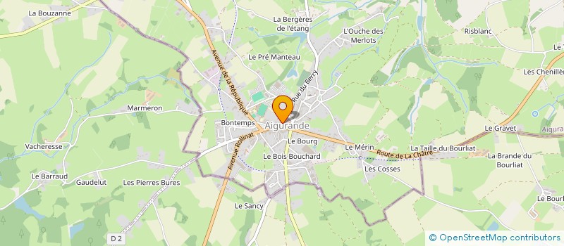 localisation de l'entreprise MONSIEUR JEAN CHARTIER à AIGURANDE