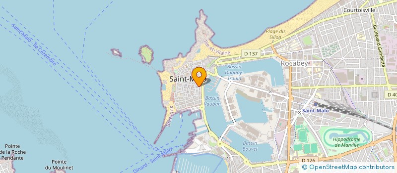 localisation de l'entreprise MONSIEUR JEAN CHARTIER à SAINT-MALO