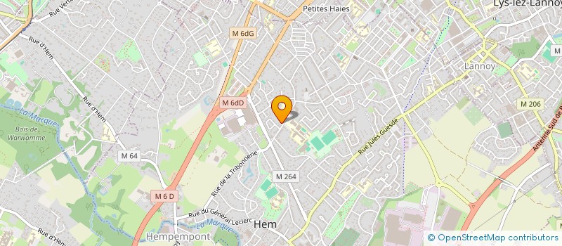 localisation de l'entreprise MONSIEUR JEAN CHARTIER  HEM