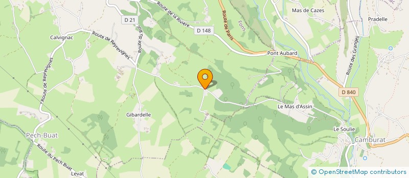 localisation de l'entreprise MONSIEUR JEAN CHARTROU  FIGEAC