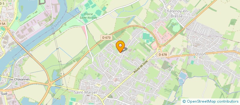 localisation de l'entreprise MONSIEUR JEAN CHASSAGNE  SAINT-MARCEL