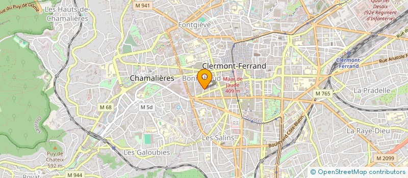 localisation de l'entreprise MONSIEUR JEAN CHASSAING-BEYNE à CLERMONT-FERRAND