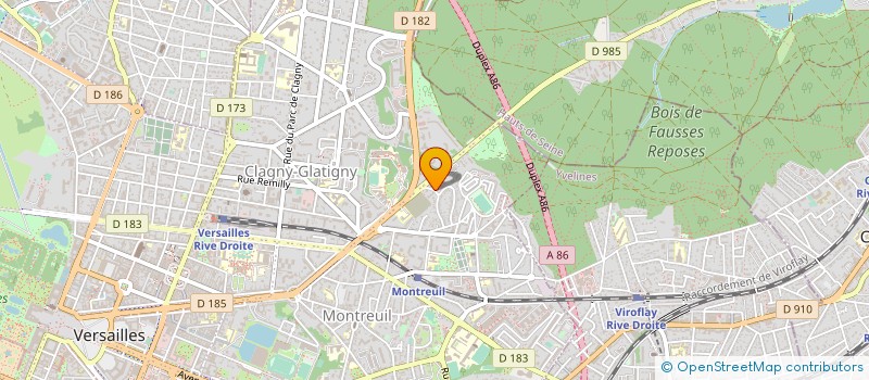 localisation de l'entreprise MONSIEUR JEAN CHASTRE à VERSAILLES