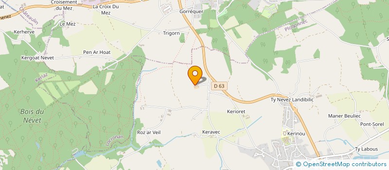 localisation de l'entreprise MONSIEUR JEAN CHATALIC  PLOGONNEC