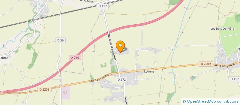 localisation de l'entreprise MONSIEUR JEAN CHATARD  COGNAT-LYONNE