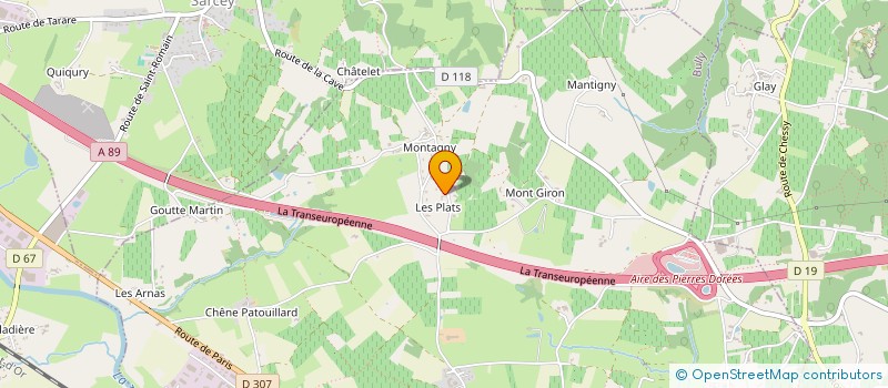 localisation de l'entreprise MONSIEUR JEAN CHATELARD à BULLY