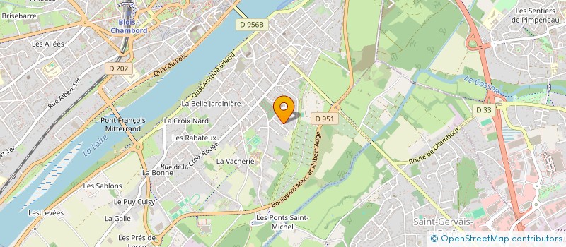 localisation de l'entreprise MONSIEUR JEAN CHATELIN  BLOIS