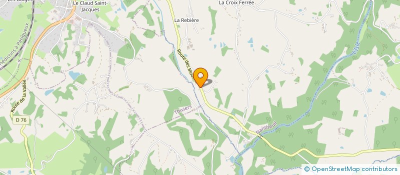 localisation de l'entreprise MONSIEUR JEAN CHATENET  SARRAZAC