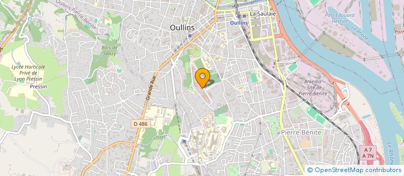 localisation de l'entreprise MONSIEUR JEAN CHATILLON  OULLINS-PIERRE-BENITE