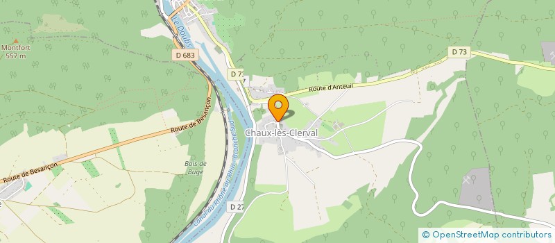 localisation de l'entreprise MONSIEUR JEAN CHATRAS  PAYS-DE-CLERVAL