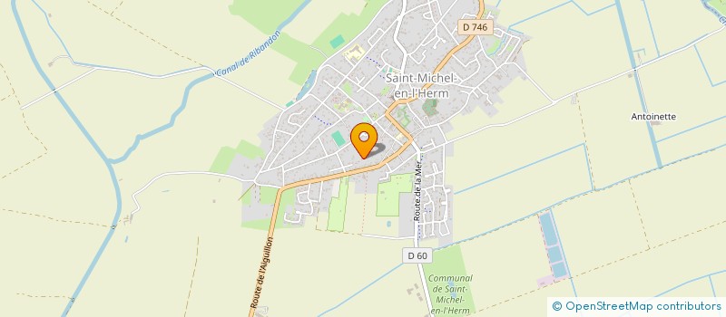 localisation de l'entreprise MONSIEUR JEAN CHATTON  SAINT-MICHEL-EN-L'HERM