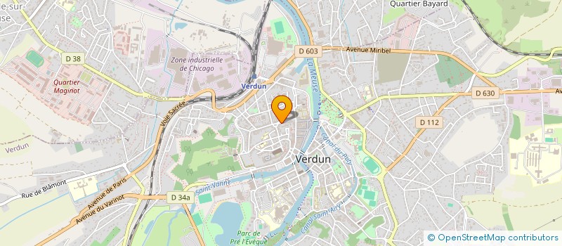 localisation de l'entreprise MONSIEUR JEAN CHATTON à VERDUN