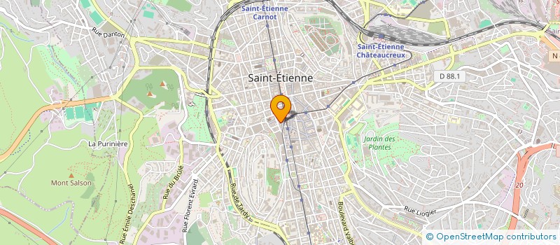 localisation de l'entreprise MONSIEUR JEAN CHAUDIER à SAINT-ETIENNE