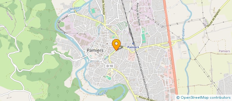 localisation de l'entreprise MONSIEUR JEAN CHAUFFLEUR à PAMIERS