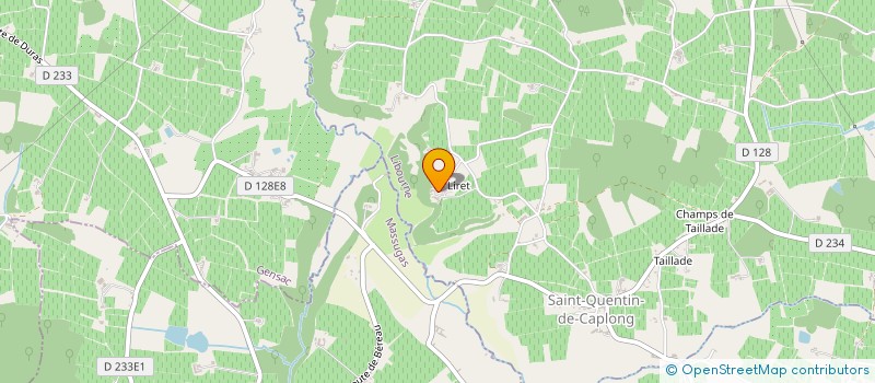 localisation de l'entreprise MONSIEUR JEAN CHAUGIER  SAINT-QUENTIN-DE-CAPLONG