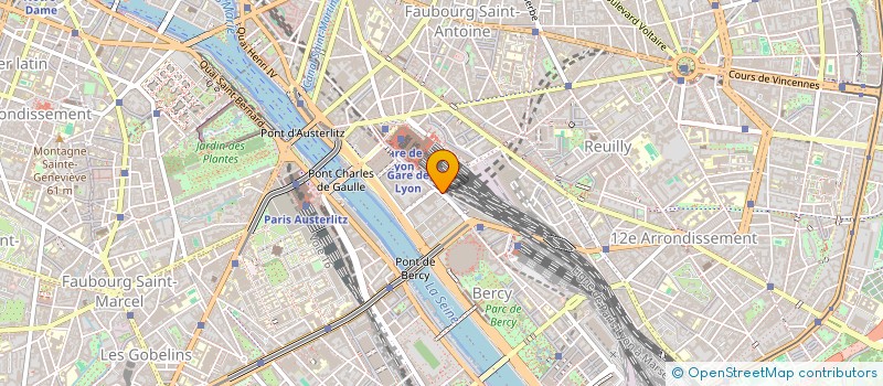 localisation de l'entreprise MONSIEUR JEAN CHAUMARD  PARIS