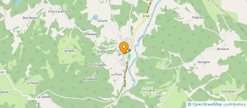 localisation de l'entreprise MONSIEUR JEAN CHAUMOND à PAZAYAC
