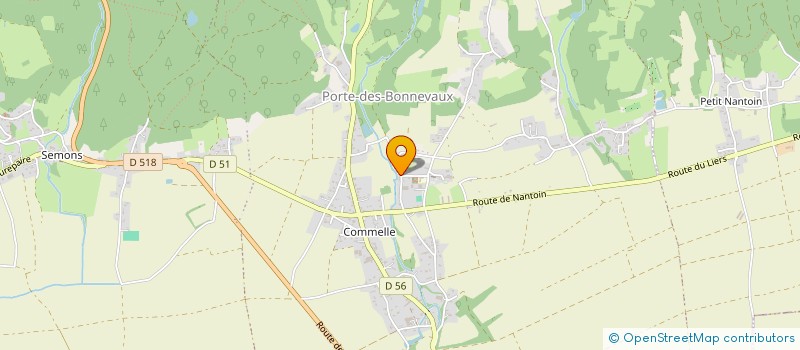 localisation de l'entreprise MONSIEUR JEAN CHAUMONT à PORTE-DES-BONNEVAUX