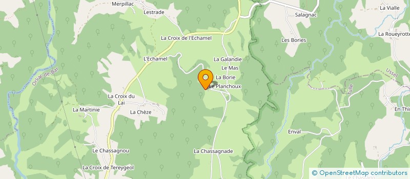 localisation de l'entreprise MONSIEUR JEAN CHAUSSADE à ORLIAC-DE-BAR
