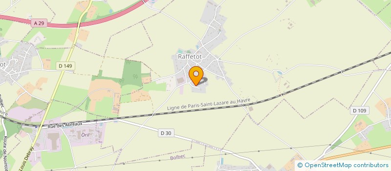 localisation de l'entreprise MONSIEUR JEAN CHAUVEAU  BEUZEVILLETTE