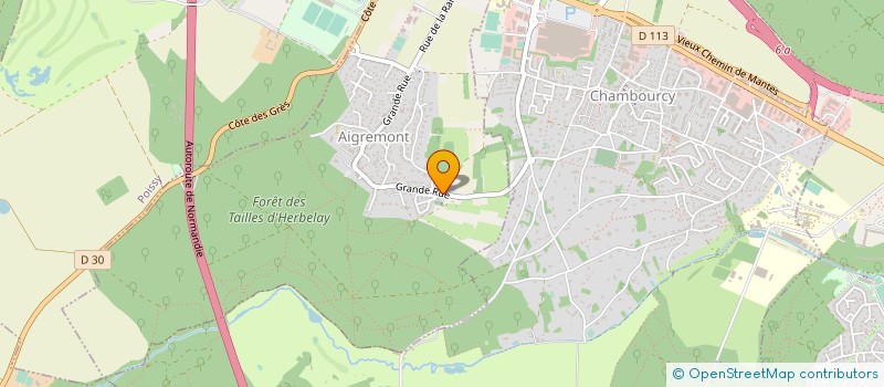 localisation de l'entreprise MONSIEUR JEAN CHAUVEAU  AIGREMONT