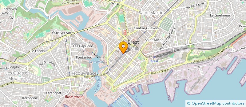 localisation de l'entreprise MONSIEUR JEAN CHAUVEL  BREST