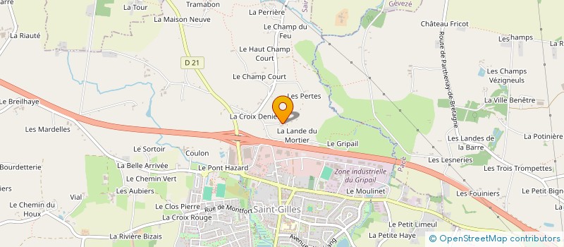 localisation de l'entreprise MONSIEUR JEAN CHAUVEL à SAINT-GILLES