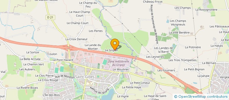 localisation de l'entreprise MONSIEUR JEAN CHAUVIN à SAINT-GILLES