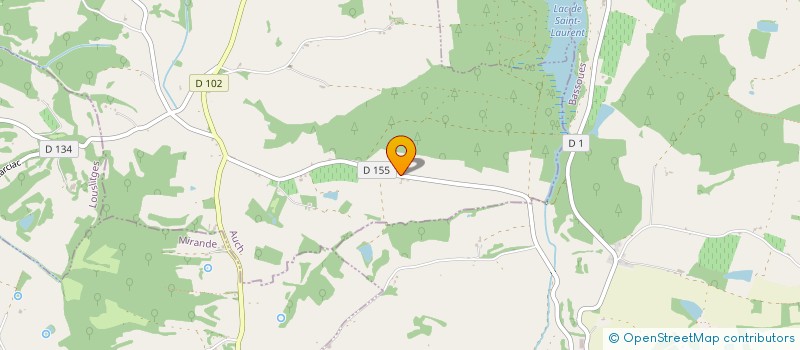 localisation de l'entreprise MONSIEUR JEAN CHAUVIN  GAZAX-ET-BACCARISSE