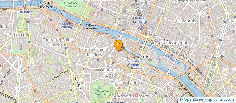 localisation de l'entreprise MONSIEUR JEAN CHAVANNE  PARIS