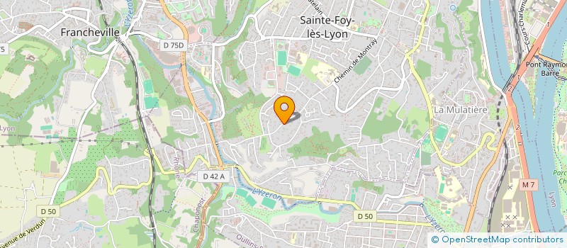 localisation de l'entreprise MONSIEUR JEAN CHAVOIX à SAINTE-FOY-LES-LYON